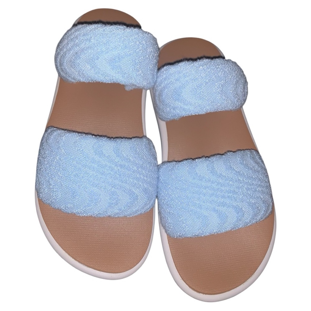 Koolaburra By UGG Alane Terry Slides Blue Size 7